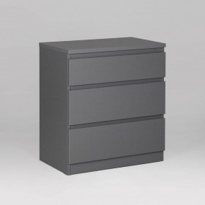 2.03.02.060.4 КАСТОР комод 3 ящика RU серый в Агрызе - agryz.ok-mebel.com | фото