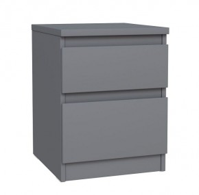 2.03.03.050.4 КАСТОР тумба 2 ящика RU серая в Агрызе - agryz.ok-mebel.com | фото