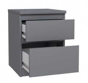 2.03.03.050.4 КАСТОР тумба 2 ящика RU серая в Агрызе - agryz.ok-mebel.com | фото 2