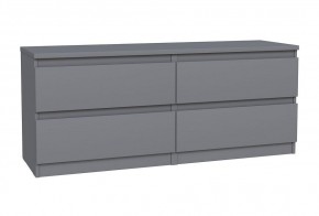 2.03.03.100.4 КАСТОР тумба 4 ящика RU серая в Агрызе - agryz.ok-mebel.com | фото