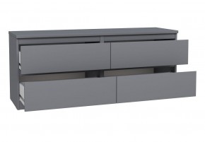 2.03.03.100.4 КАСТОР тумба 4 ящика RU серая в Агрызе - agryz.ok-mebel.com | фото 3