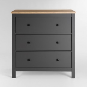 2.08.02.020.15 САГА комод 3 ящика серый/ясень в Агрызе - agryz.ok-mebel.com | фото 2