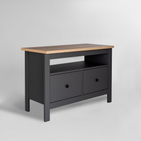 2.08.03.080.15 САГА тумба 2 ящика серая/ясень RU в Агрызе - agryz.ok-mebel.com | фото