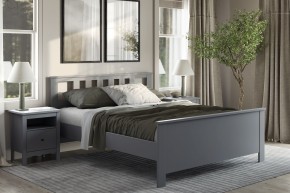 2.08.04.070.4 САГА кровать двойная 160х200 серая в Агрызе - agryz.ok-mebel.com | фото 4
