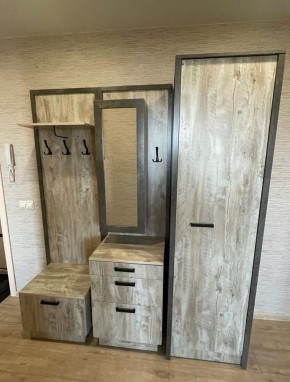 АМЕЛИ Прихожая (Дуб Юкон/Бетон темный) в Агрызе - agryz.ok-mebel.com | фото 2