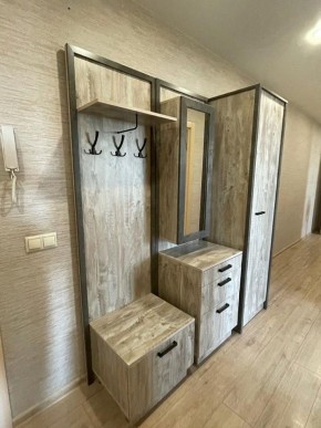 АМЕЛИ Прихожая (Дуб Юкон/Бетон темный) в Агрызе - agryz.ok-mebel.com | фото 4