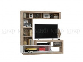 Ангара Центральная секция (Белый глянец/Сонома) в Агрызе - agryz.ok-mebel.com | фото 2