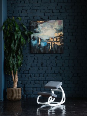 Балансирующий коленный стул Конёк Горбунёк (Белый) в Агрызе - agryz.ok-mebel.com | фото 4