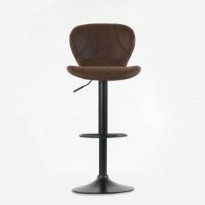 Барный стул Barneo N-86 Time / Black / VPU Brown Vintage коричневый винтаж PK970-18 в Агрызе - agryz.ok-mebel.com | фото 3