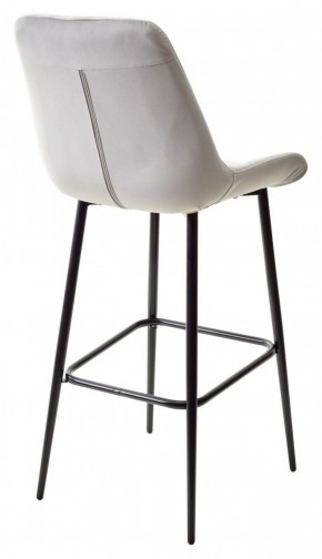 Барный стул ХОФМАН, цвет H-09 Светло-серый, велюр / черный каркас М-City в Агрызе - agryz.ok-mebel.com | фото 6