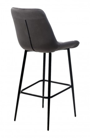 Барный стул ХОФМАН, цвет H-14 Серый, велюр / черный каркас М-City в Агрызе - agryz.ok-mebel.com | фото 4