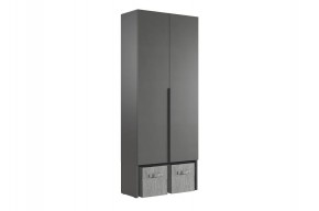 БАСКО Прихожая К5 (графит) в Агрызе - agryz.ok-mebel.com | фото 7