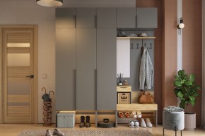 БАСКО Прихожая К7 (графит) в Агрызе - agryz.ok-mebel.com | фото