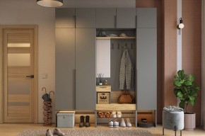 БАСКО Прихожая К7 (графит) в Агрызе - agryz.ok-mebel.com | фото 15