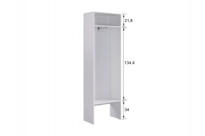 БАСКО Прихожая К8 (белое дерево) в Агрызе - agryz.ok-mebel.com | фото 4
