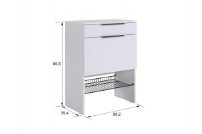БАСКО Прихожая К8 (белое дерево) в Агрызе - agryz.ok-mebel.com | фото 6