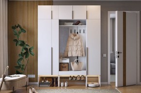 БАСКО Прихожая К9 (белое дерево) в Агрызе - agryz.ok-mebel.com | фото 2