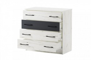 БЕАТРИС Комод К800 (дуб крафт белый/антрацит) в Агрызе - agryz.ok-mebel.com | фото 3