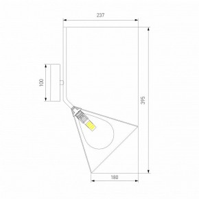Бра Eurosvet Enigma 70161/1 черный в Агрызе - agryz.ok-mebel.com | фото 6