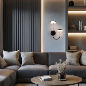 Бра Eurosvet Fungo 50388/2 LED черный в Агрызе - agryz.ok-mebel.com | фото 3