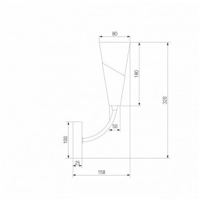 Бра Eurosvet Rhyton 60167/1 никель в Агрызе - agryz.ok-mebel.com | фото 6