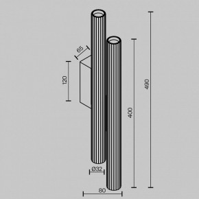 Бра Maytoni Calipso C082WL-24W2.7K-B в Агрызе - agryz.ok-mebel.com | фото 5