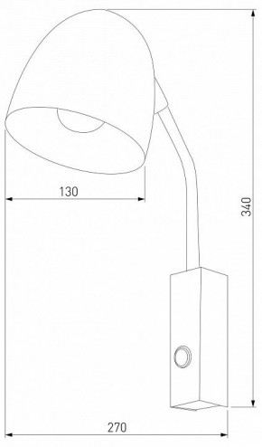 Бра TK Lighting Soho 4167 Soho Black в Агрызе - agryz.ok-mebel.com | фото 2