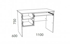 Детская Фанк Стол для компьютера НМ 009.19-05 М2 в Агрызе - agryz.ok-mebel.com | фото 3