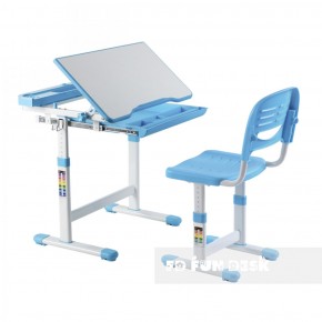 Комплект парта + стул трансформеры Cantare Blue в Агрызе - agryz.ok-mebel.com | фото 1