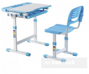 Комплект парта + стул трансформеры Cantare Blue в Агрызе - agryz.ok-mebel.com | фото 2
