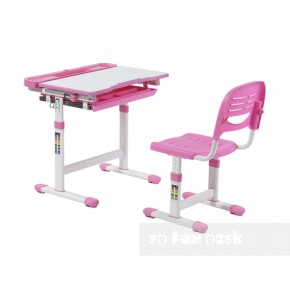 Комплект парта + стул трансформеры Cantare Pink в Агрызе - agryz.ok-mebel.com | фото 2