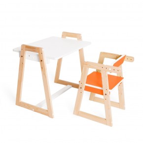 Детская растущая парта и стул Я САМ "Краски" (Оранжевый) в Агрызе - agryz.ok-mebel.com | фото 6