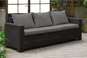Диван Калифорния 3-х местный (California 3 Sofa), графит в Агрызе - agryz.ok-mebel.com | фото