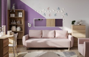 Диван-кровать Тулисия светло-розовый, ткань рогожка в Агрызе - agryz.ok-mebel.com | фото