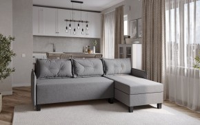 Диван-кровать угловой Киркас серый, ткань рогожка в Агрызе - agryz.ok-mebel.com | фото 2