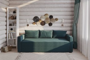 Диван-кровать Вало сине-зелёный, ткань рогожка в Агрызе - agryz.ok-mebel.com | фото 2