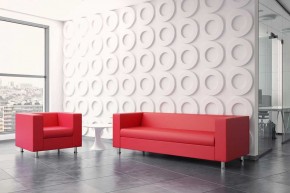 Диван трехместный Алекто ткань рогожка ERA в Агрызе - agryz.ok-mebel.com | фото 2