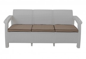 Диван Yalta Premium Sofa 3 Set (Ялта) белый (+подушки под спину) в Агрызе - agryz.ok-mebel.com | фото 2