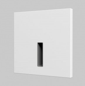 DK1030-WH Светильник встраиваемый в стену, IP 20, LED 3000K, 3 Вт, белый, алюминий в Агрызе - agryz.ok-mebel.com | фото