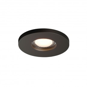 DK2036-BK Встраиваемый светильник влагозащ., IP 44, до 15 Вт, GU10, LED, черный, алюминий в Агрызе - agryz.ok-mebel.com | фото 3