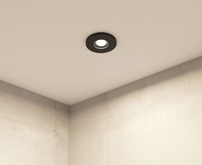 DK2036-BK Встраиваемый светильник влагозащ., IP 44, до 15 Вт, GU10, LED, черный, алюминий в Агрызе - agryz.ok-mebel.com | фото 7