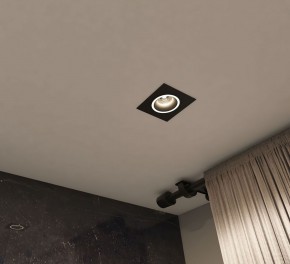 DK2061-BK Встраиваемый светильник IP 20, до 15 Вт, GU10, LED, черный, алюминий в Агрызе - agryz.ok-mebel.com | фото 4