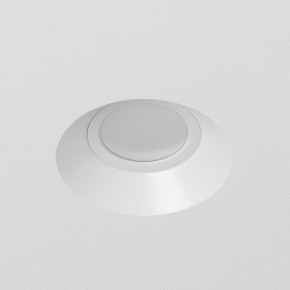 DK2081-WH Встраиваемый точечный светильник для натяжных ПВХ потолков INVIZ, IP 20, до 9 Вт, GU10, LED, белый, ABS-пластик в Агрызе - agryz.ok-mebel.com | фото 2
