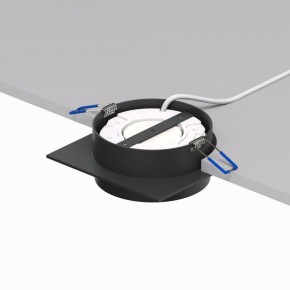 DK2091-BK Встраиваемый светильник FLAT, IP 20, до 15 Вт, GX53, LED, черный, алюминий в Агрызе - agryz.ok-mebel.com | фото 4