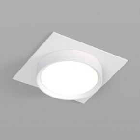 DK2091-WH Встраиваемый светильник FLAT, IP 20, до 15 Вт, GX53, LED, белый, алюминий в Агрызе - agryz.ok-mebel.com | фото