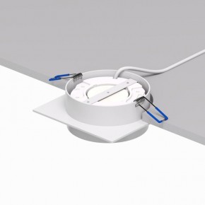 DK2091-WH Встраиваемый светильник FLAT, IP 20, до 15 Вт, GX53, LED, белый, алюминий в Агрызе - agryz.ok-mebel.com | фото 4