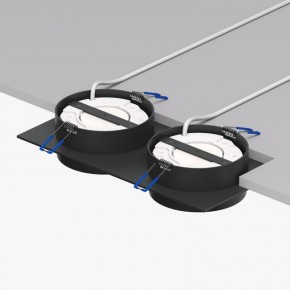 DK2092-BK Встраиваемый светильник FLAT, IP 20, до 15 Вт, GX53, LED, черный, алюминий в Агрызе - agryz.ok-mebel.com | фото 2