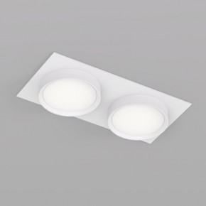 DK2092-WH Встраиваемый светильник FLAT, IP 20, до 15 Вт, GX53, LED, белый, алюминий в Агрызе - agryz.ok-mebel.com | фото 2