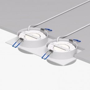 DK2092-WH Встраиваемый светильник FLAT, IP 20, до 15 Вт, GX53, LED, белый, алюминий в Агрызе - agryz.ok-mebel.com | фото 4