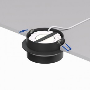 DK2100-BK Встраиваемый светильник NIKO, IP 20, до 15 Вт, GX53, LED, черный, акрил, алюминий в Агрызе - agryz.ok-mebel.com | фото 4
